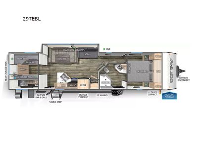 2024 Forest River RV Cherokee Grey Wolf Black Label - Photo 2