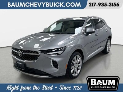 2023 Buick Envision Avenir in Moonstone Gray Metallic — front three-quarter view