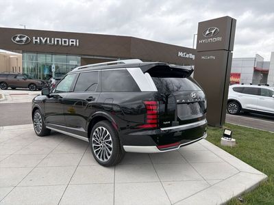 2026 Hyundai Palisade Hybrid — rear three-quarter view