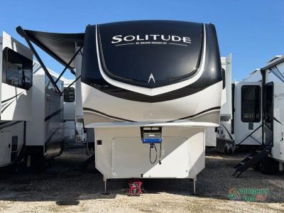 2026 Grand Design Solitude — rear three-quarter view
