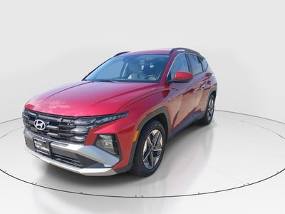 2025 Hyundai Tucson — rear three-quarter view