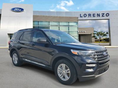 2023 Ford Explorer — rear three-quarter view