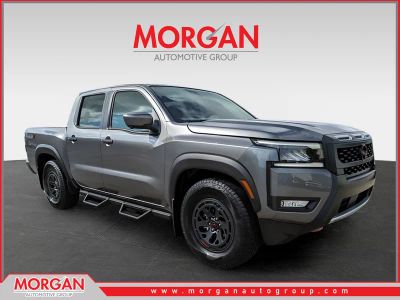 2026 Nissan Frontier PRO-X in Gray — front three-quarter view