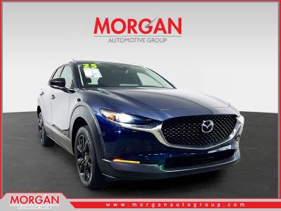 2025 Mazda CX-30 2.5 S Select Sport in Blue — front three-quarter view