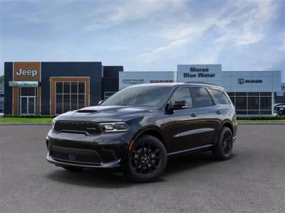 2026 Dodge Durango DURANGO GT PLUS AWD in Diamond Black Clear-Coat Exterior Paint — front three-quarter view