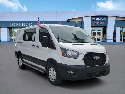 2025 Ford Transit Cargo Van — rear three-quarter view