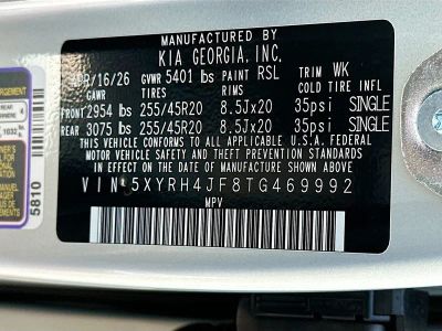 2026 Kia Sorento — photo 34 view