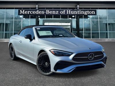 2026 Mercedes-Benz CLE 450 in Cirrus Silver Metallic — front three-quarter view