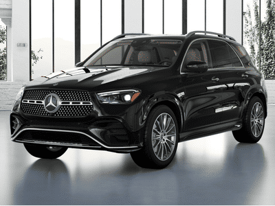 2026 Mercedes-Benz GLE 350 in Black — front three-quarter view