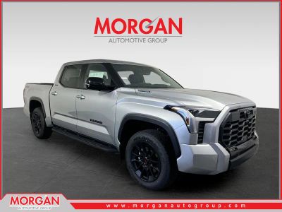 2026 Toyota Tundra 4WD Limited Hybrid in Celestial Silver Metallic — front three-quarter view
