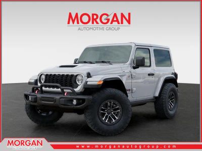 2026 Jeep Wrangler Rubicon X in White/off-white — front three-quarter view