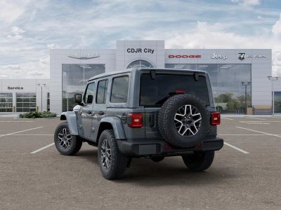2026 Jeep Wrangler — rear three-quarter view