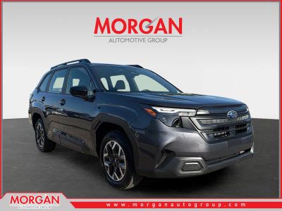 2026 Subaru Forester Base in Magnetite Gray Metallic — front three-quarter view