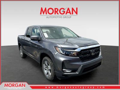 2026 Honda Ridgeline RTL in Modern Steel Metallic — front three-quarter view