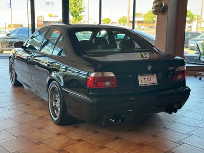 2002 BMW M5 — interior view