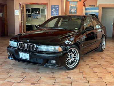 2002 BMW M5 in Black — front three-quarter view