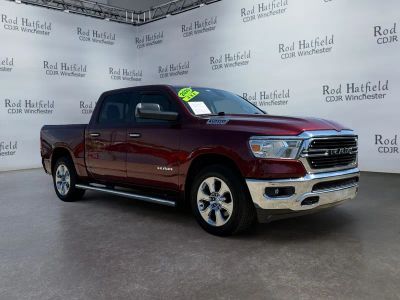2020 RAM 1500 — rear three-quarter view