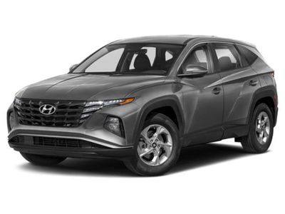 2024 Hyundai Tucson SE in Shimmering Silver — front three-quarter view