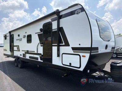 2027 Forest River Surveyor Legend — rear three-quarter view