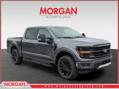 2026 Ford F-150 XLT in Gray — front three-quarter view