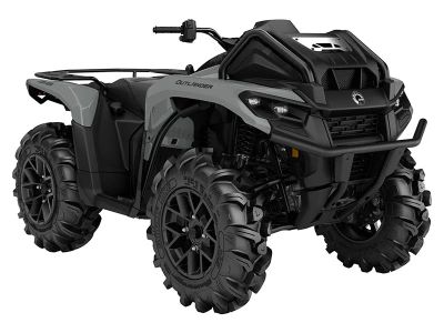 2026 Can-Am Outlander X MR 700 in Granite Grey — front three-quarter view
