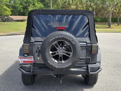 2018 Jeep Wrangler JK — rear three-quarter view