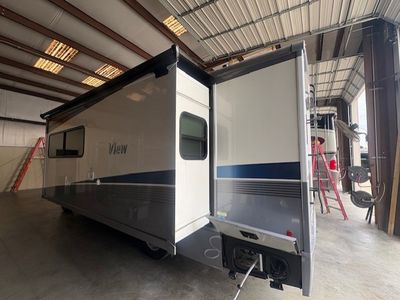 2022 Winnebago View — rear three-quarter view