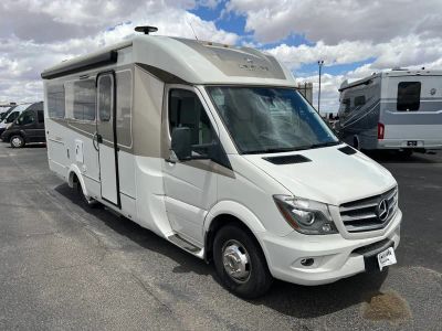 2018 Leisure Travel Vans UNITY — front three-quarter view