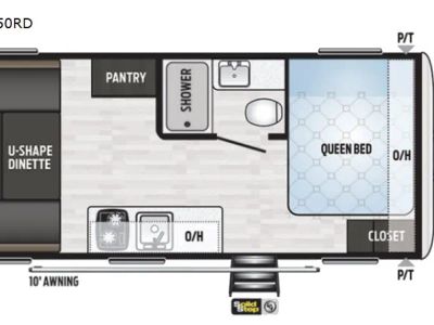 2020 Keystone RV Springdale Mini 1750RD — front three-quarter view