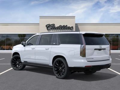 2026 Cadillac Escalade ESV — rear three-quarter view