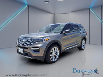 2021 Ford Explorer — rear three-quarter view