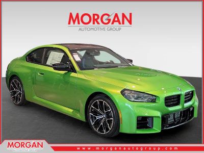 2026 BMW M2 Base in Java Green Metallic — front three-quarter view