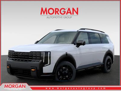 2027 Kia Telluride X-Pro SX-Prestige in White — front three-quarter view
