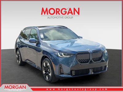 2026 BMW X3 30 xDrive in Arctic Race Blue Metallic — front three-quarter view