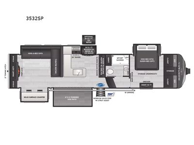 2025 Montana 3532SP — side profile view