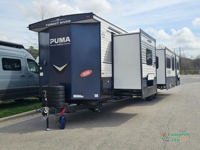 2026 Forest River RV Puma Vista — rear three-quarter view