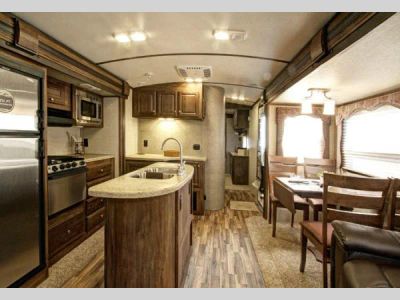 2018 Keystone RV Cougar — rear three-quarter view