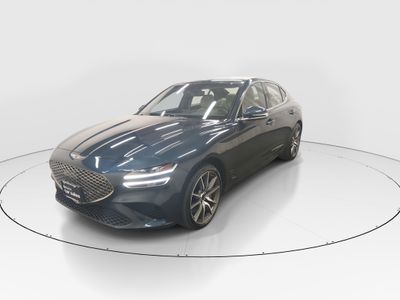 2025 Genesis G70 — rear three-quarter view