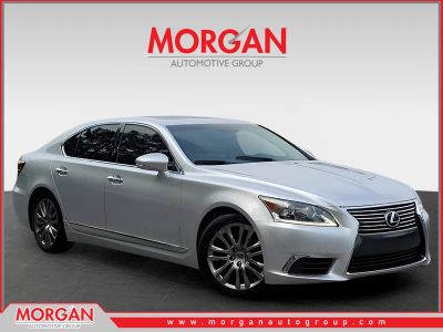2015 Lexus LS 460 in Silver — front three-quarter view