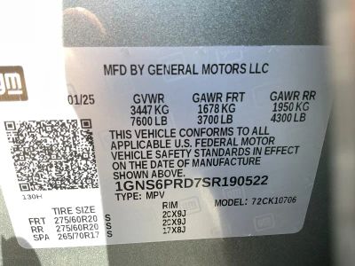2025 Chevrolet Tahoe — photo 25 view