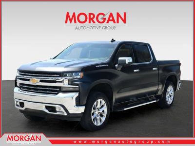 2020 Chevrolet Silverado 1500 LTZ in Black — front three-quarter view