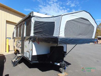 2021 Forest River RV Rockwood Premier — front three-quarter view