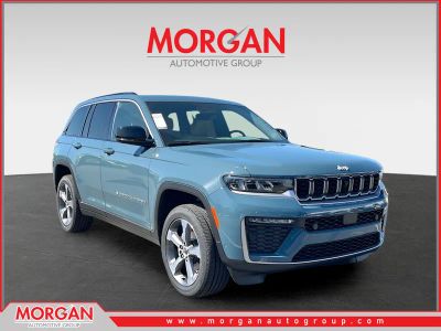 2026 Jeep Grand Cherokee Limited in Blue — front three-quarter view