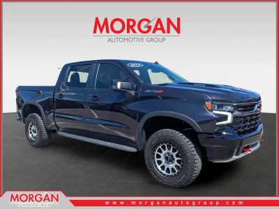 2024 Chevrolet Silverado 1500 ZR2 in Dark Ash Metallic — front three-quarter view