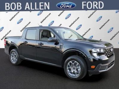 2026 Ford Maverick XLT in Shadow Black — front three-quarter view