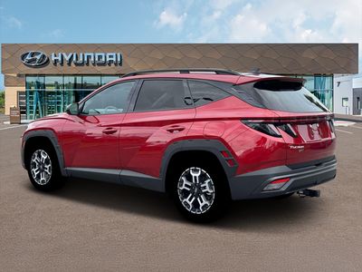 2026 Hyundai Tucson — rear three-quarter view