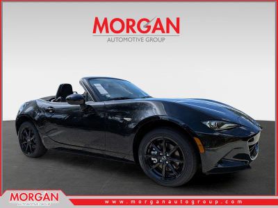 2026 Mazda MX-5 Miata Sport in Black — front three-quarter view
