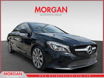 2018 Mercedes-Benz CLA 250 in Black — front three-quarter view