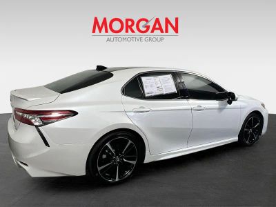 2019 Toyota Camry — rear three-quarter view