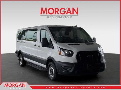 2024 Ford Transit Passenger Wagon XL in Oxford White — front three-quarter view